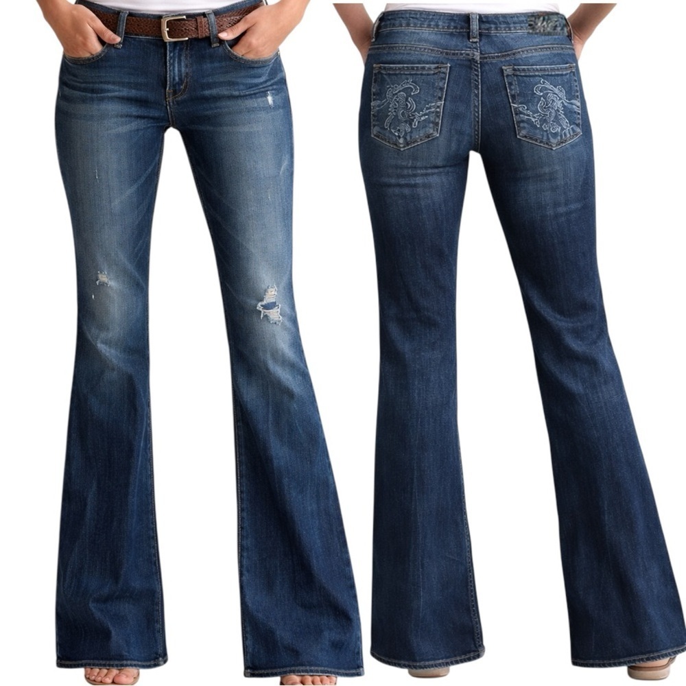 Silver Jeans Co Isabel Bootcut Dark Wash Denim Size W29 L33 Vintage